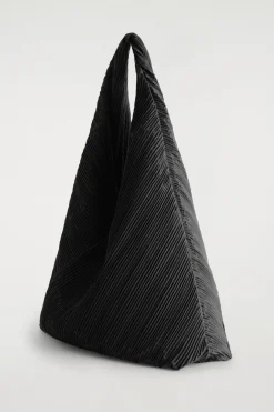 SCULPTURAL SHOULDER BAG – PLEATED