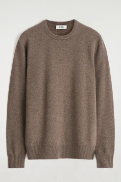 SEAMLESS CASHMERE CREW-NECK SWEATER