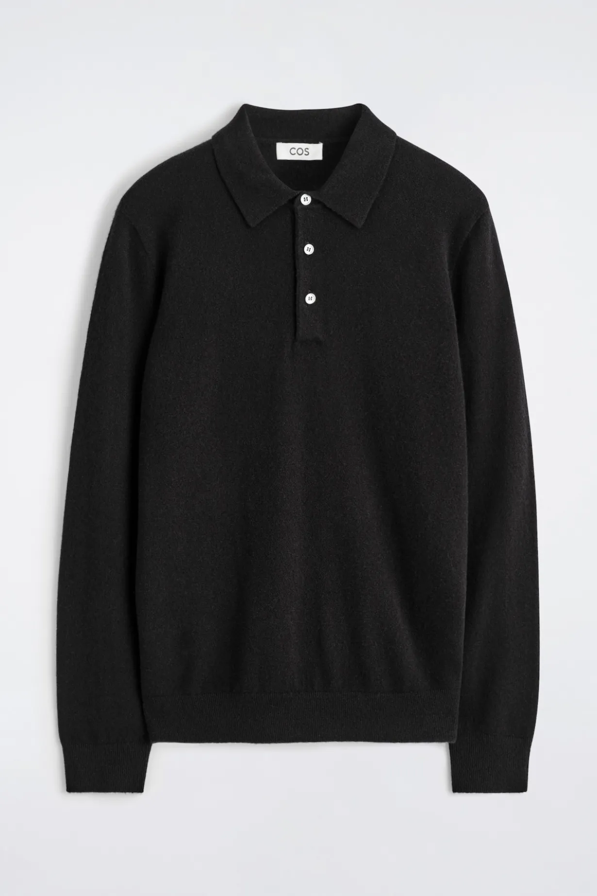 SEAMLESS CASHMERE POLO SHIRT