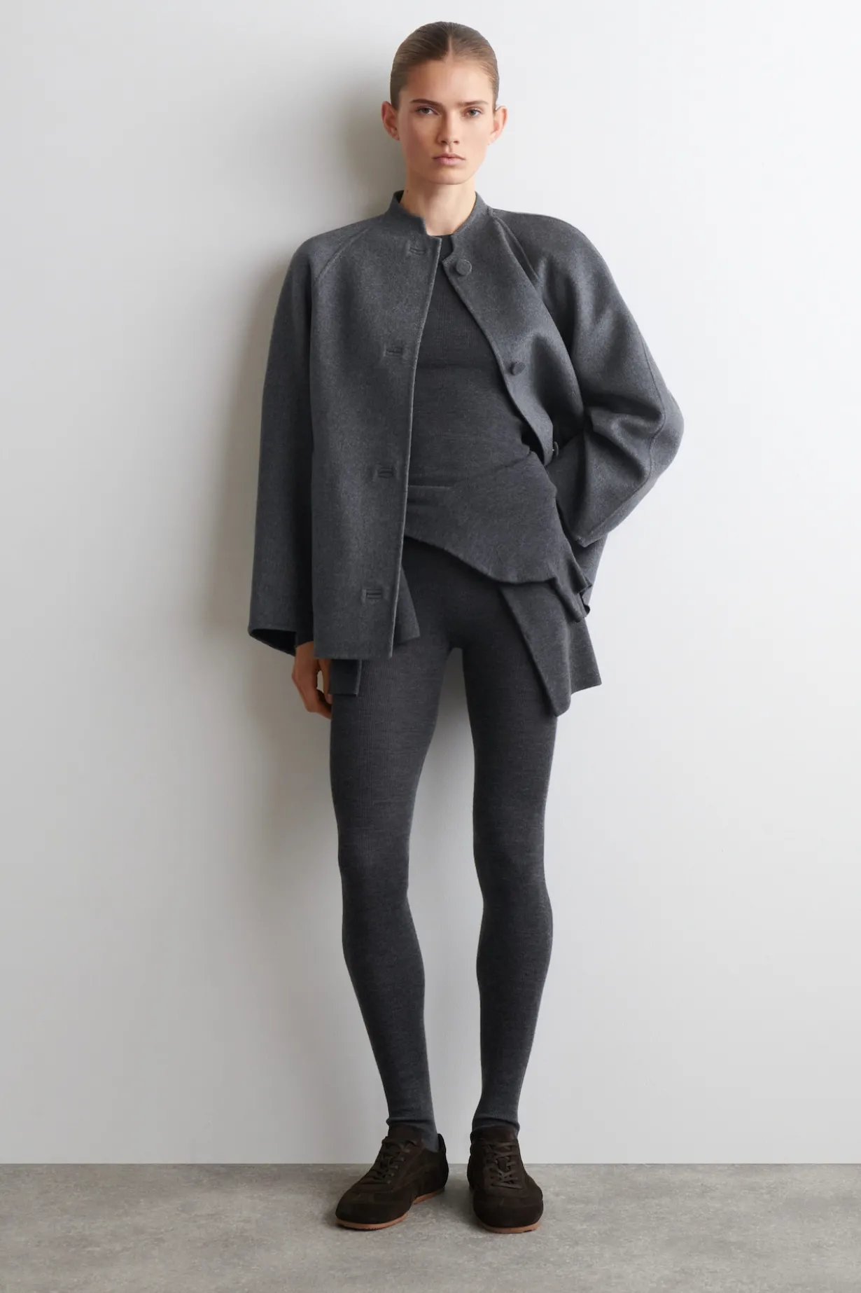 SEAMLESS MERINO WOOL LEGGINGS