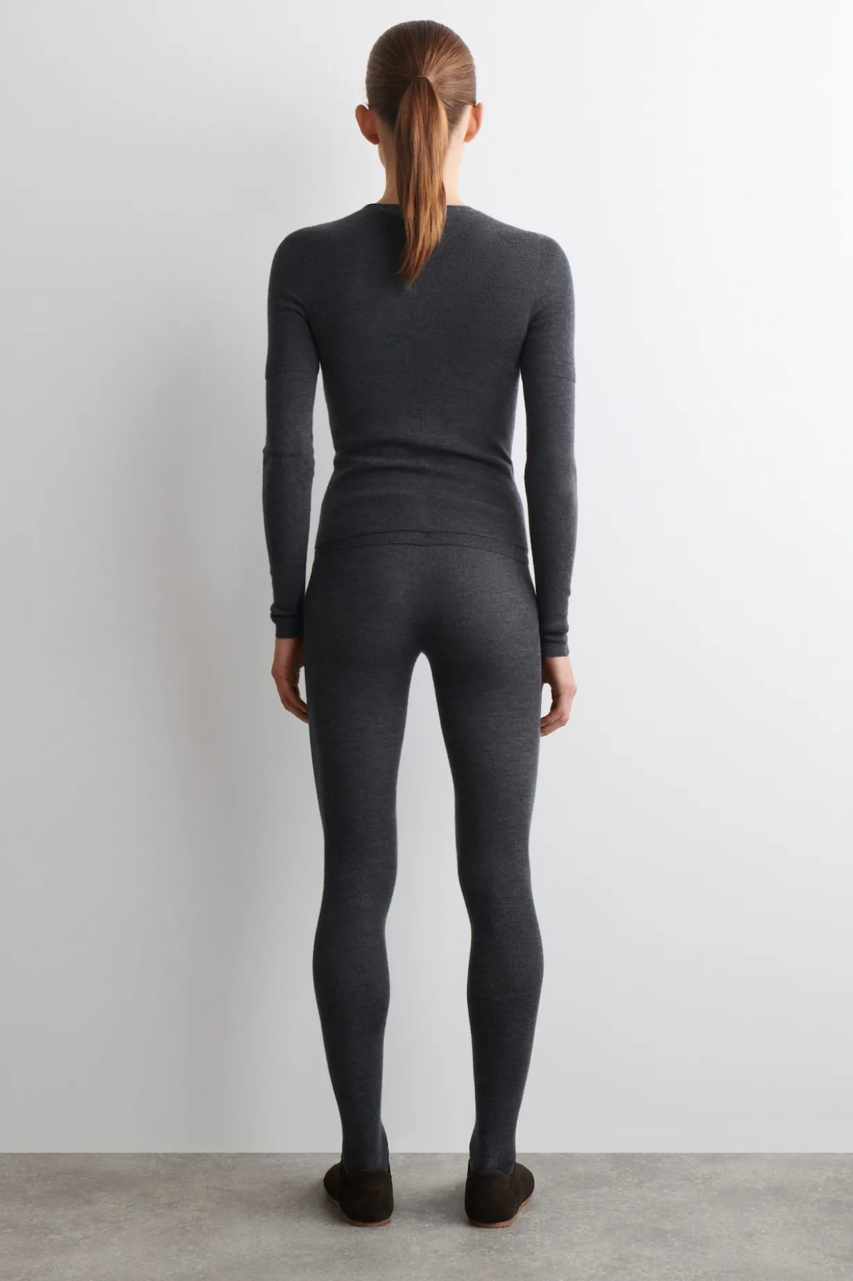 SEAMLESS MERINO WOOL LEGGINGS