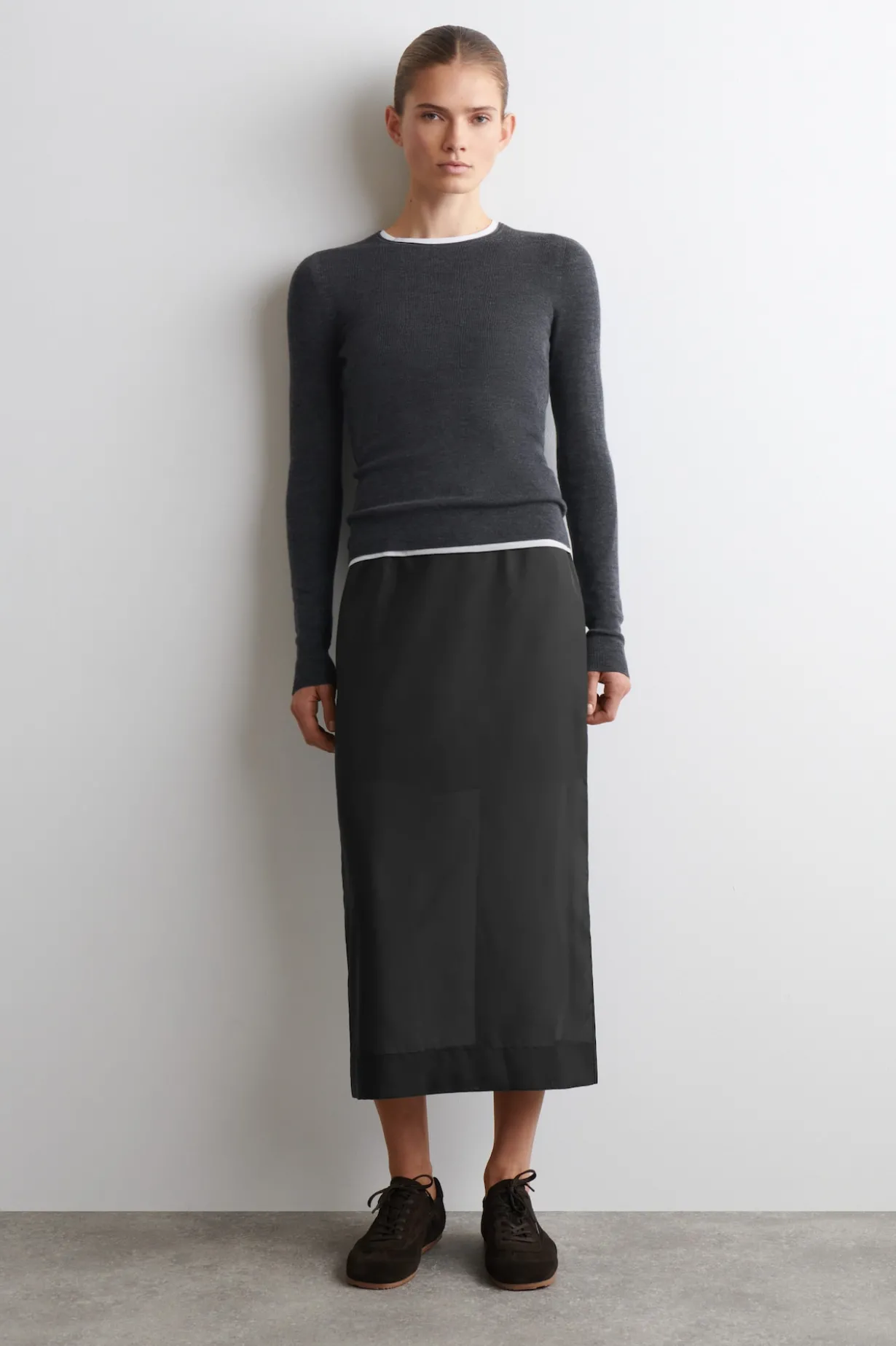 SEAMLESS MERINO WOOL LONG-SLEEVED TOP