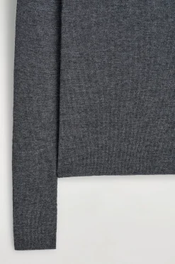 SEAMLESS MERINO WOOL LONG-SLEEVED TOP