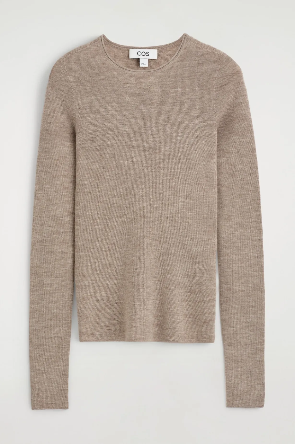 SEAMLESS MERINO WOOL LONG-SLEEVED TOP