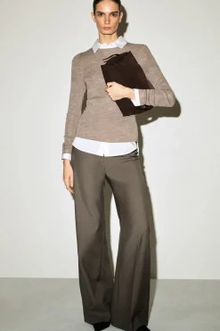 SEAMLESS MERINO WOOL LONG-SLEEVED TOP