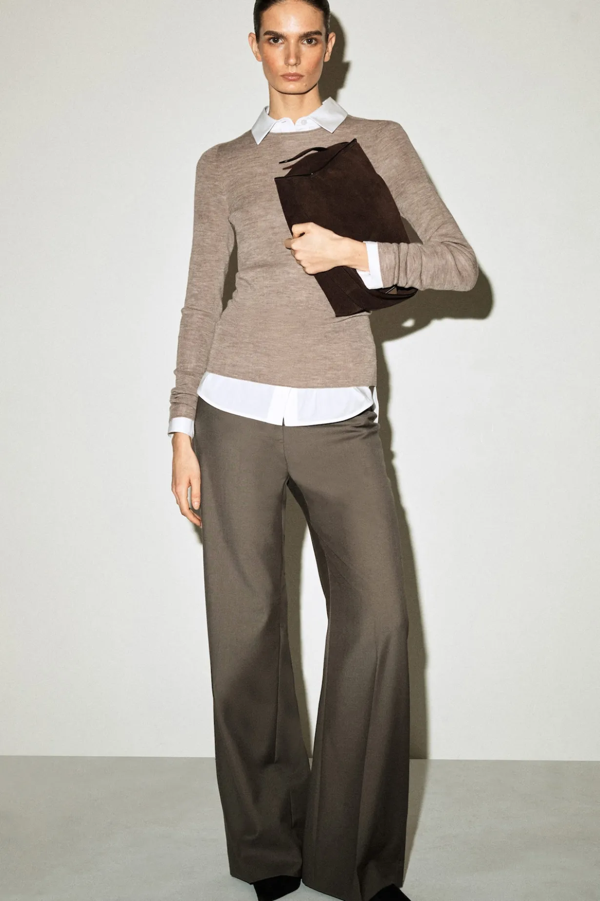 SEAMLESS MERINO WOOL LONG-SLEEVED TOP