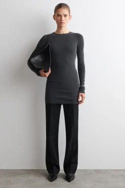 SEAMLESS MERINO WOOL MINI DRESS