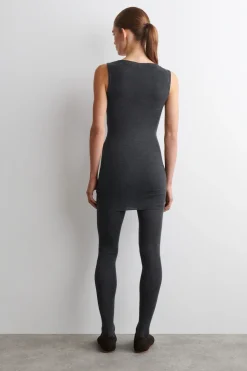 SEAMLESS MERINO WOOL MINI DRESS