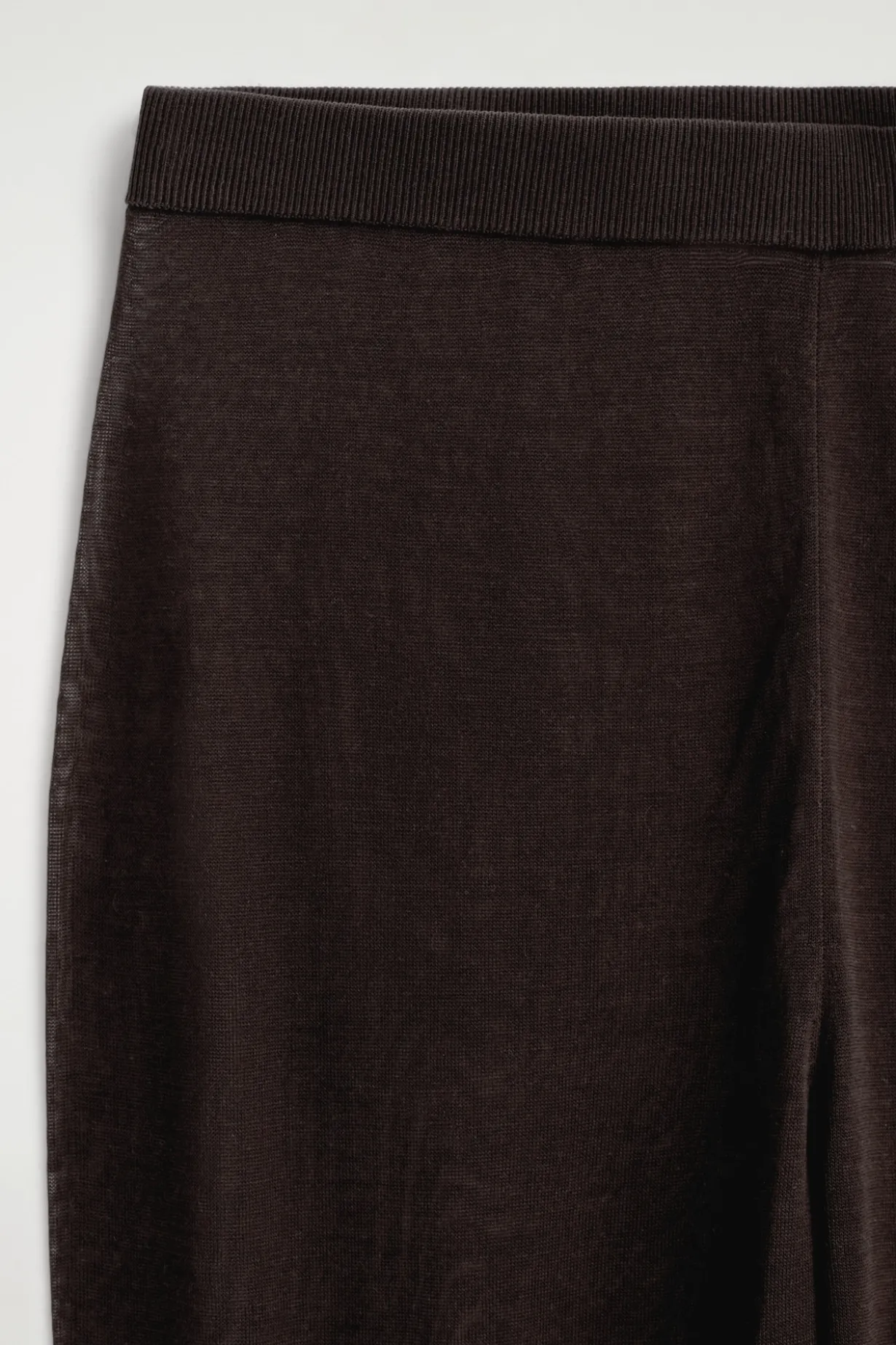 SEAMLESS SHEER KNITTED SILK PANTS