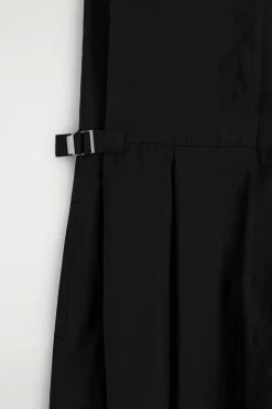 SHAWL-COLLAR UTILITY ROMPER