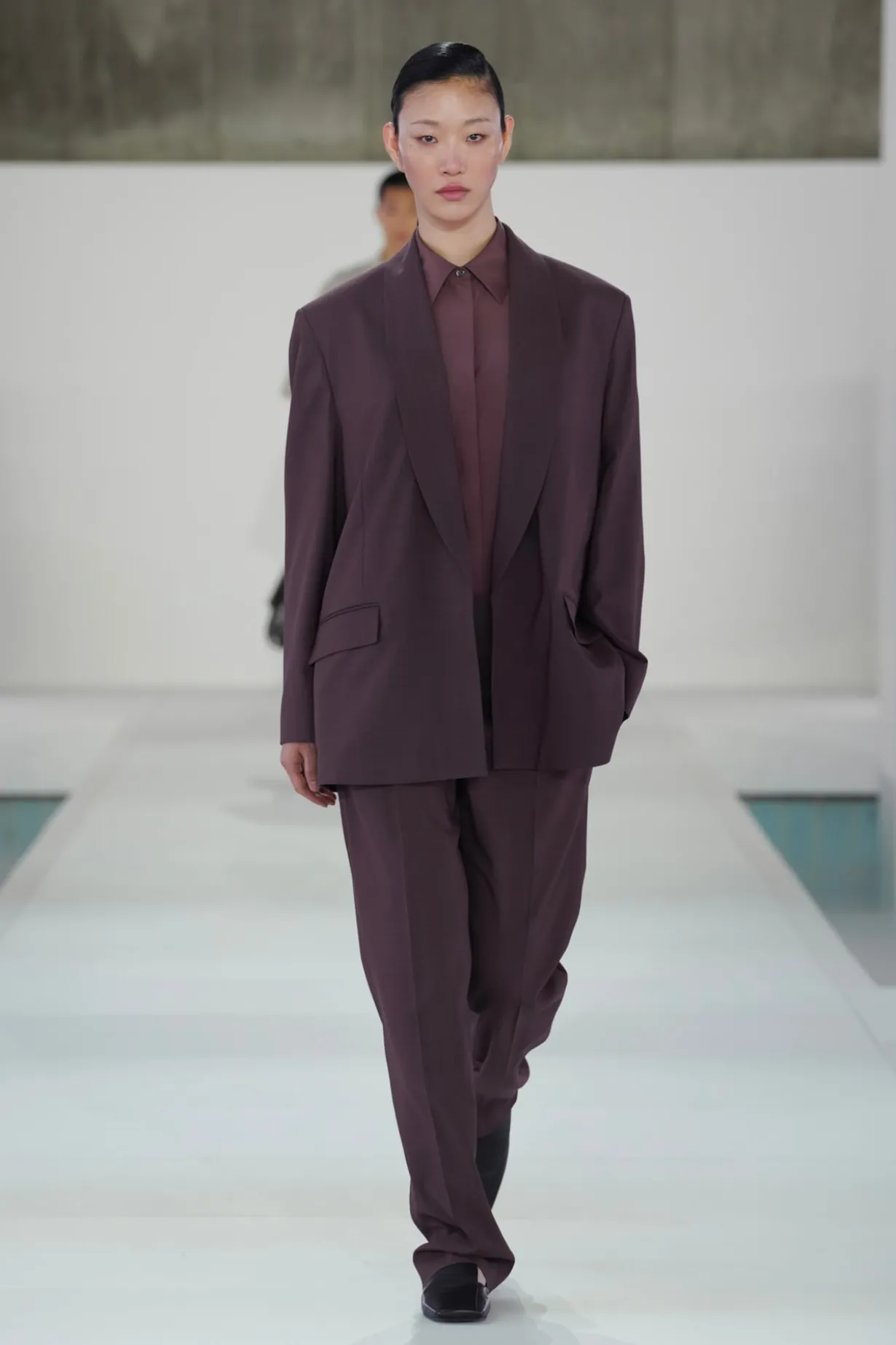 SHAWL-COLLAR WOOL BLAZER