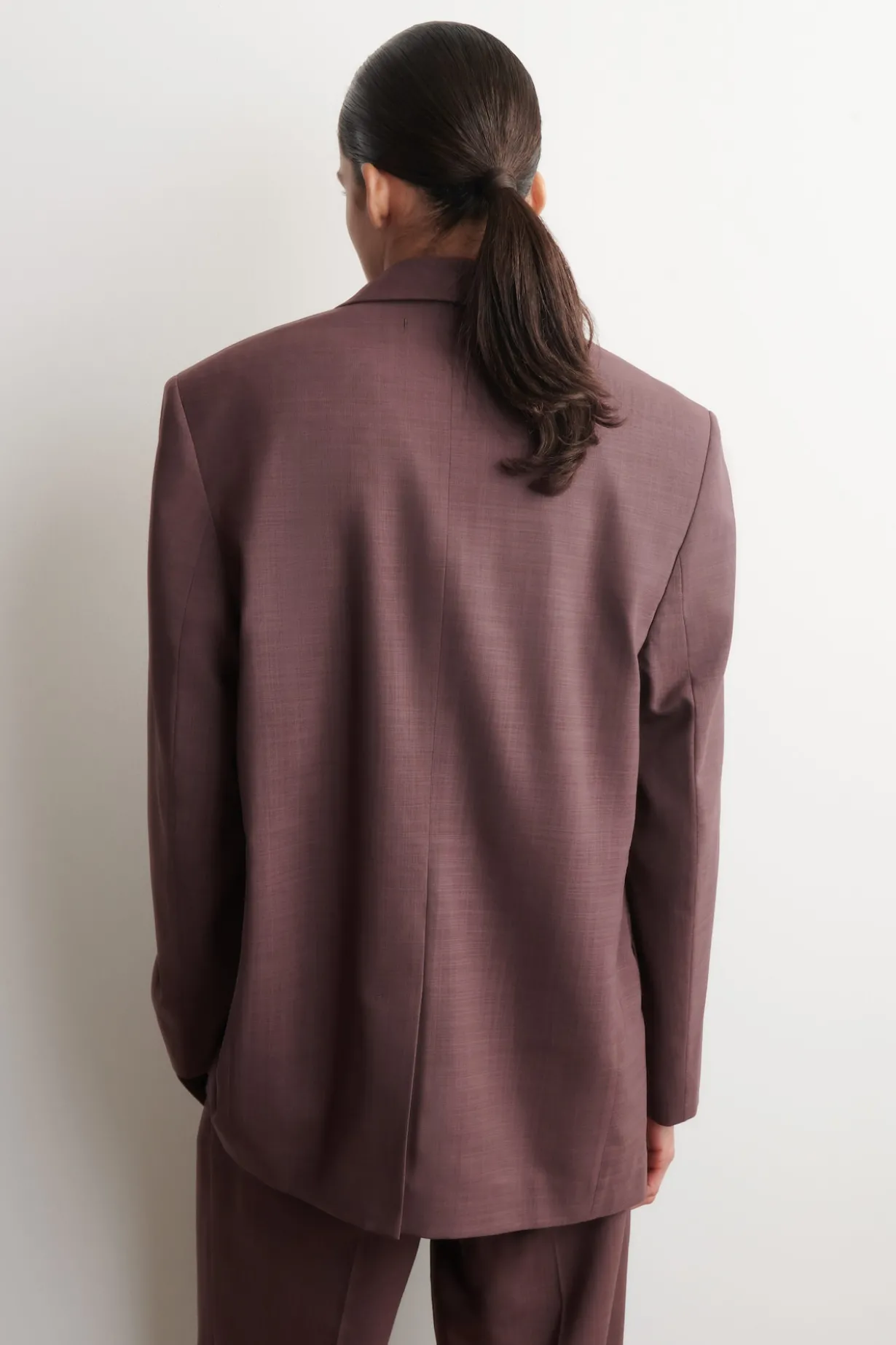SHAWL-COLLAR WOOL BLAZER