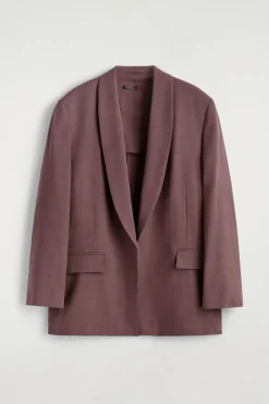SHAWL-COLLAR WOOL BLAZER