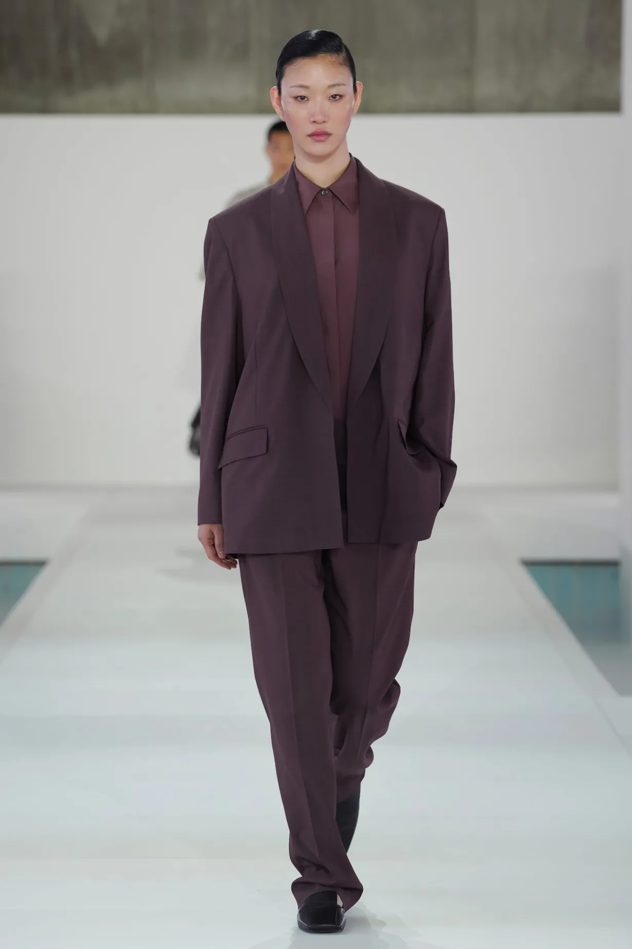 SHAWL-COLLAR WOOL BLAZER
