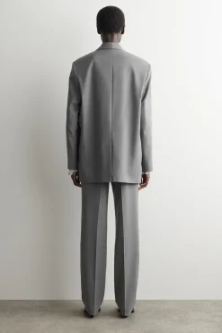SHAWL-COLLAR WOOL BLAZER