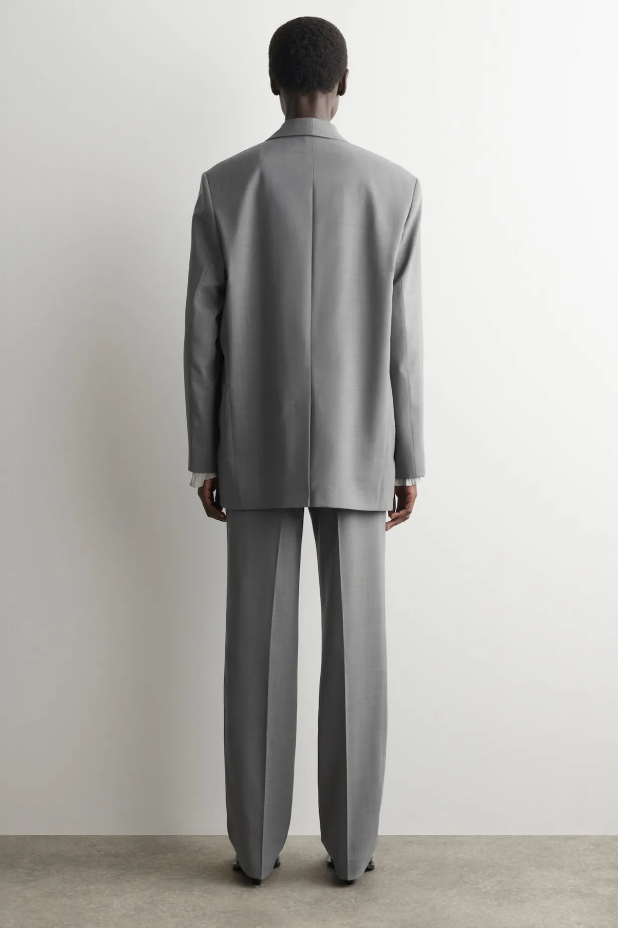 SHAWL-COLLAR WOOL BLAZER