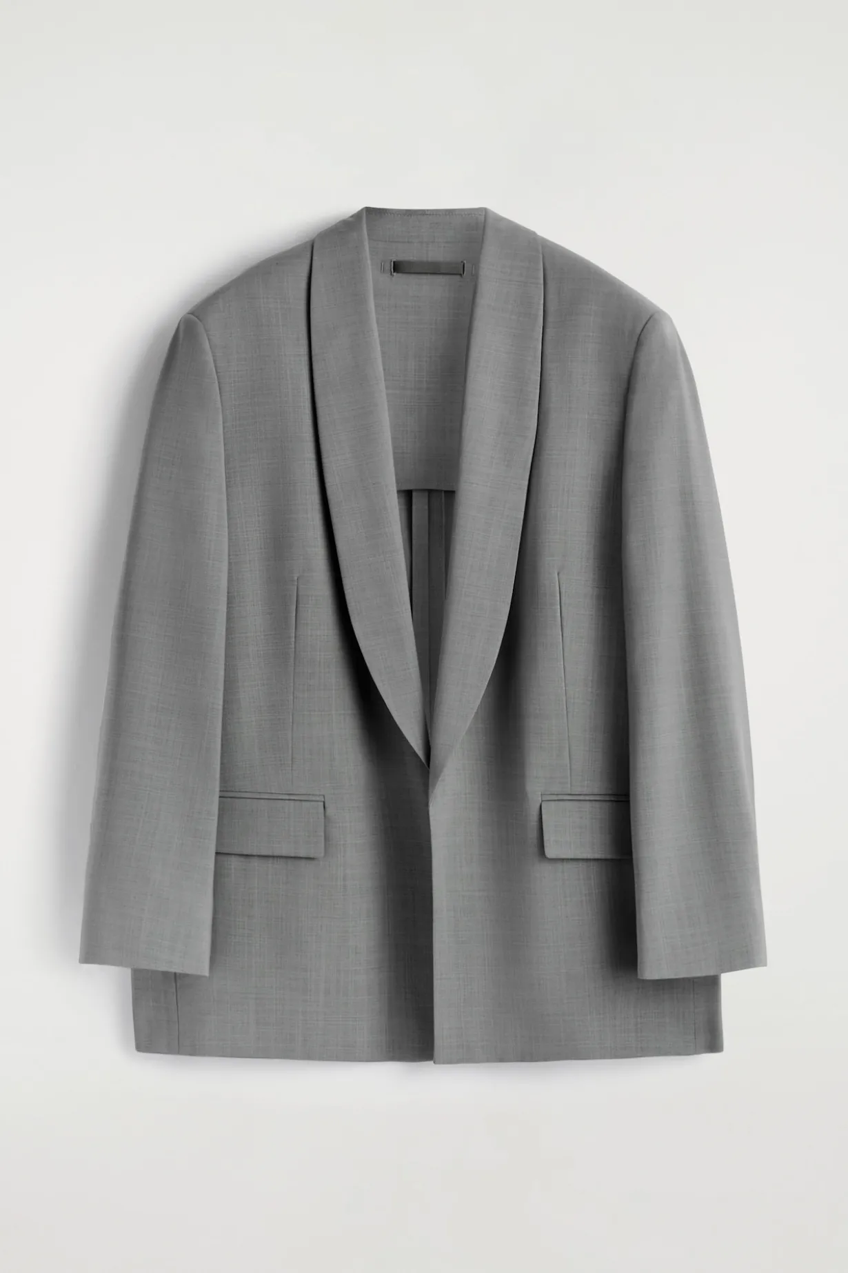 SHAWL-COLLAR WOOL BLAZER