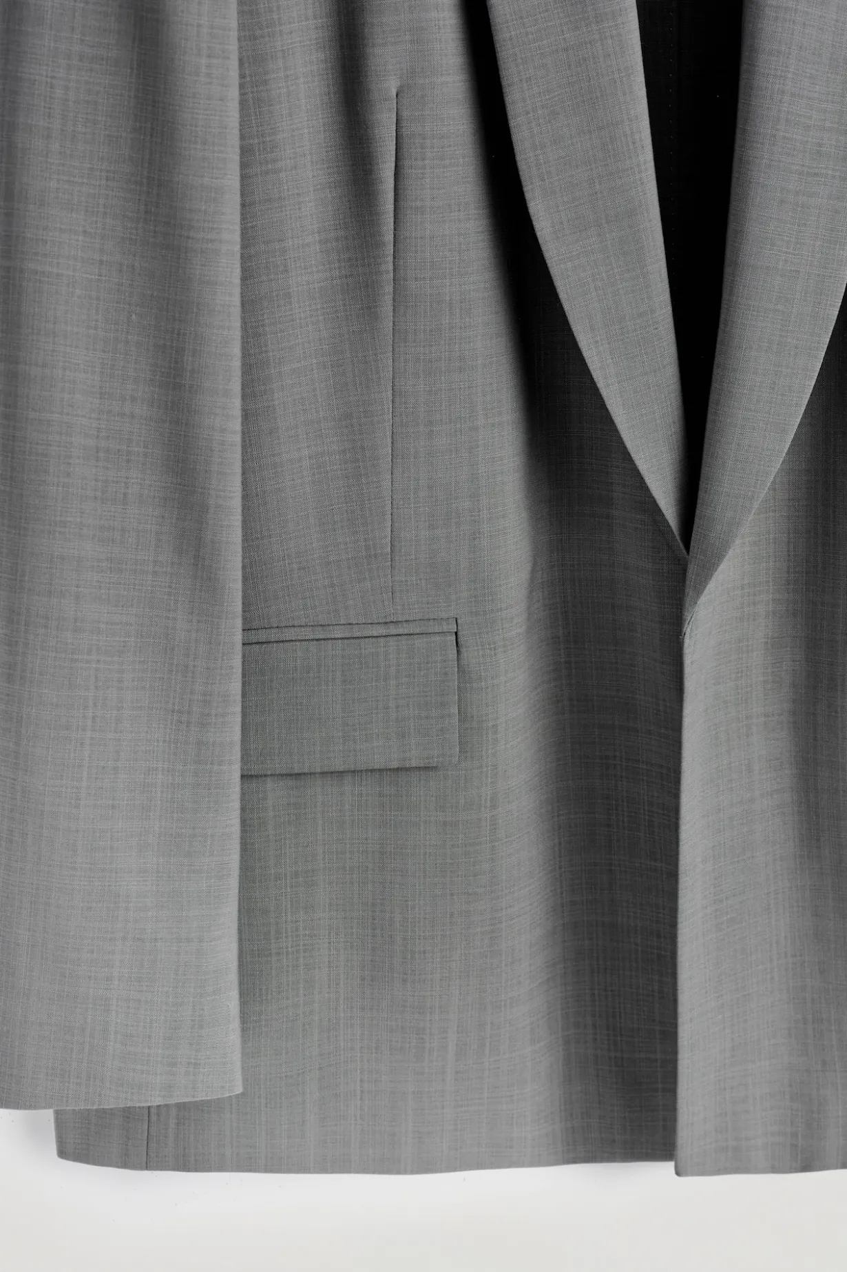 SHAWL-COLLAR WOOL BLAZER