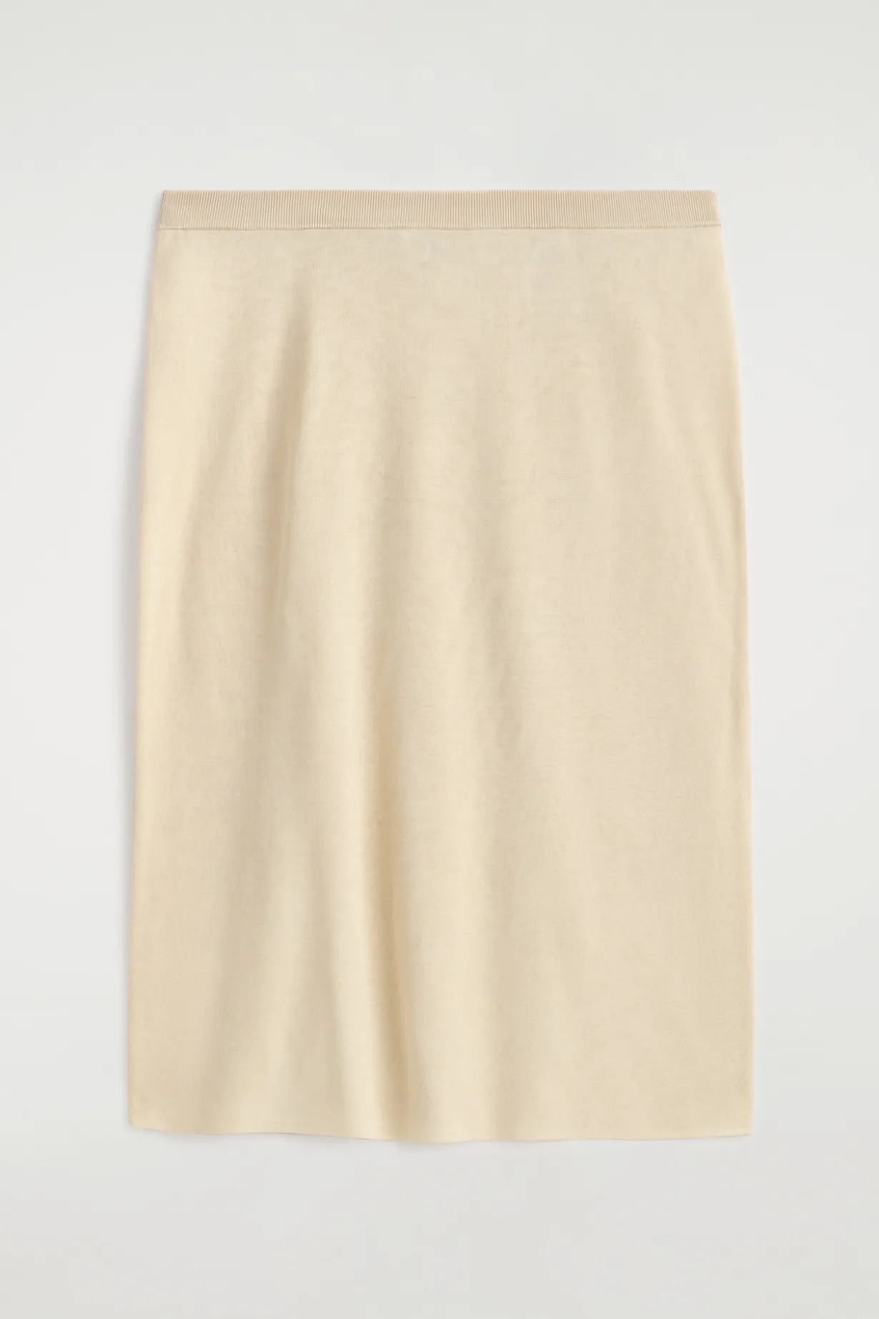 SHEER KNITTED SILK-CASHMERE SKIRT