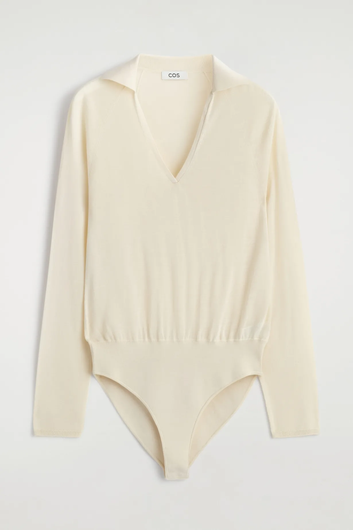 SHEER KNITTED SILK-CASHMERE BODYSUIT