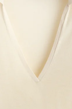 SHEER KNITTED SILK-CASHMERE BODYSUIT