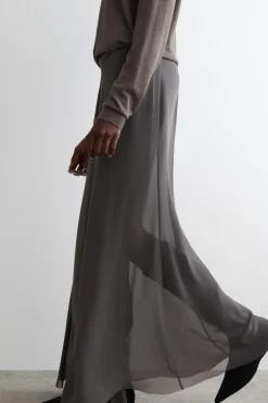 SHEER MAXI SKIRT
