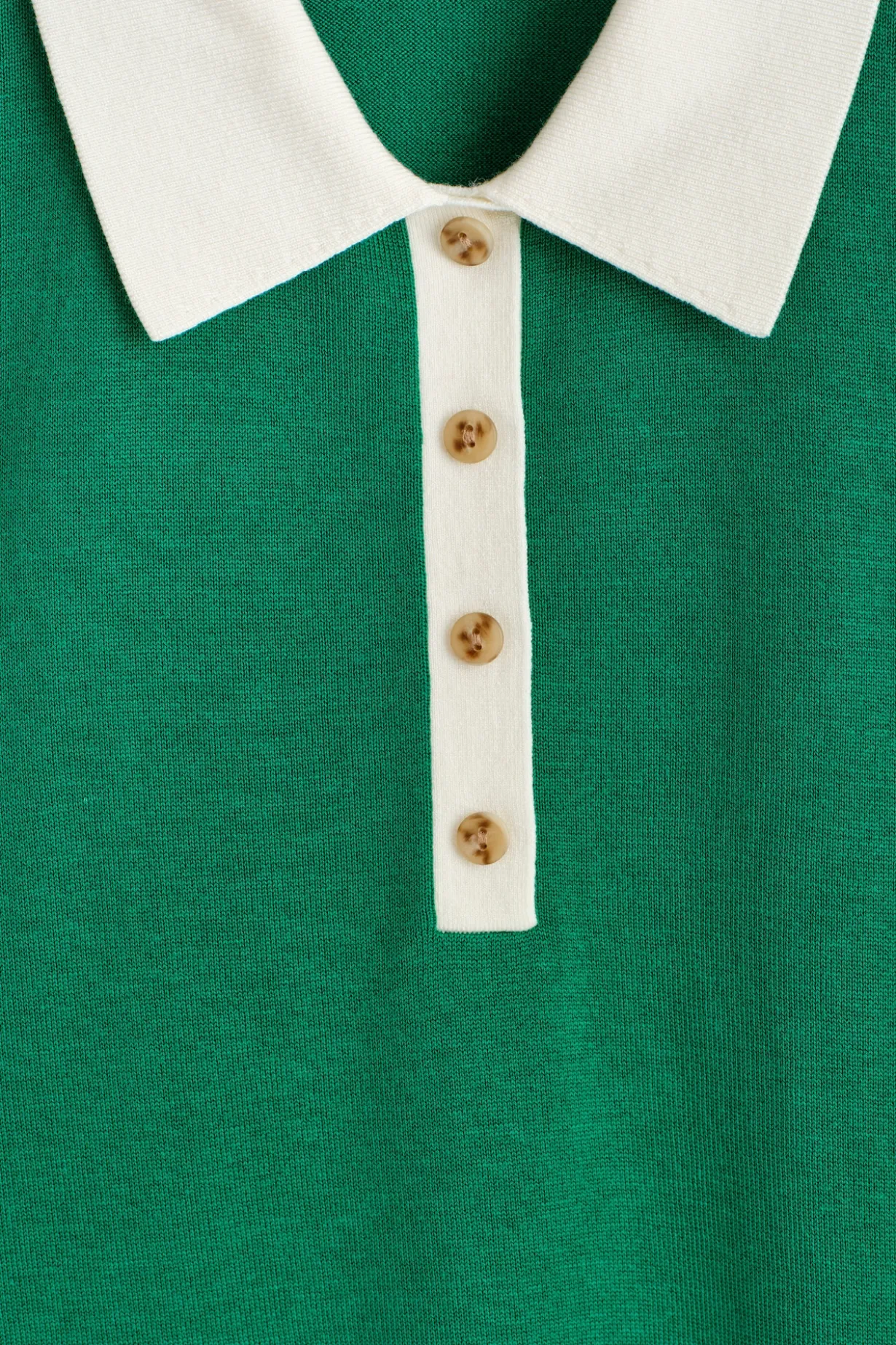 SHRUNKEN WOOL-BLEND POLO SHIRT