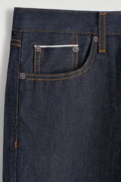 SIGNATURE SELVEDGE REGULAR-FIT STRAIGHT-LEG JEANS