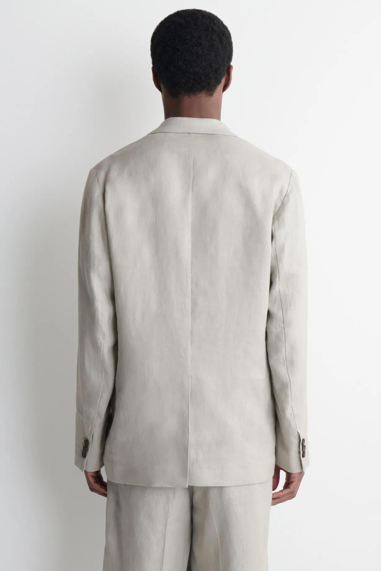SINGLE-BREASTED LINEN BLAZER