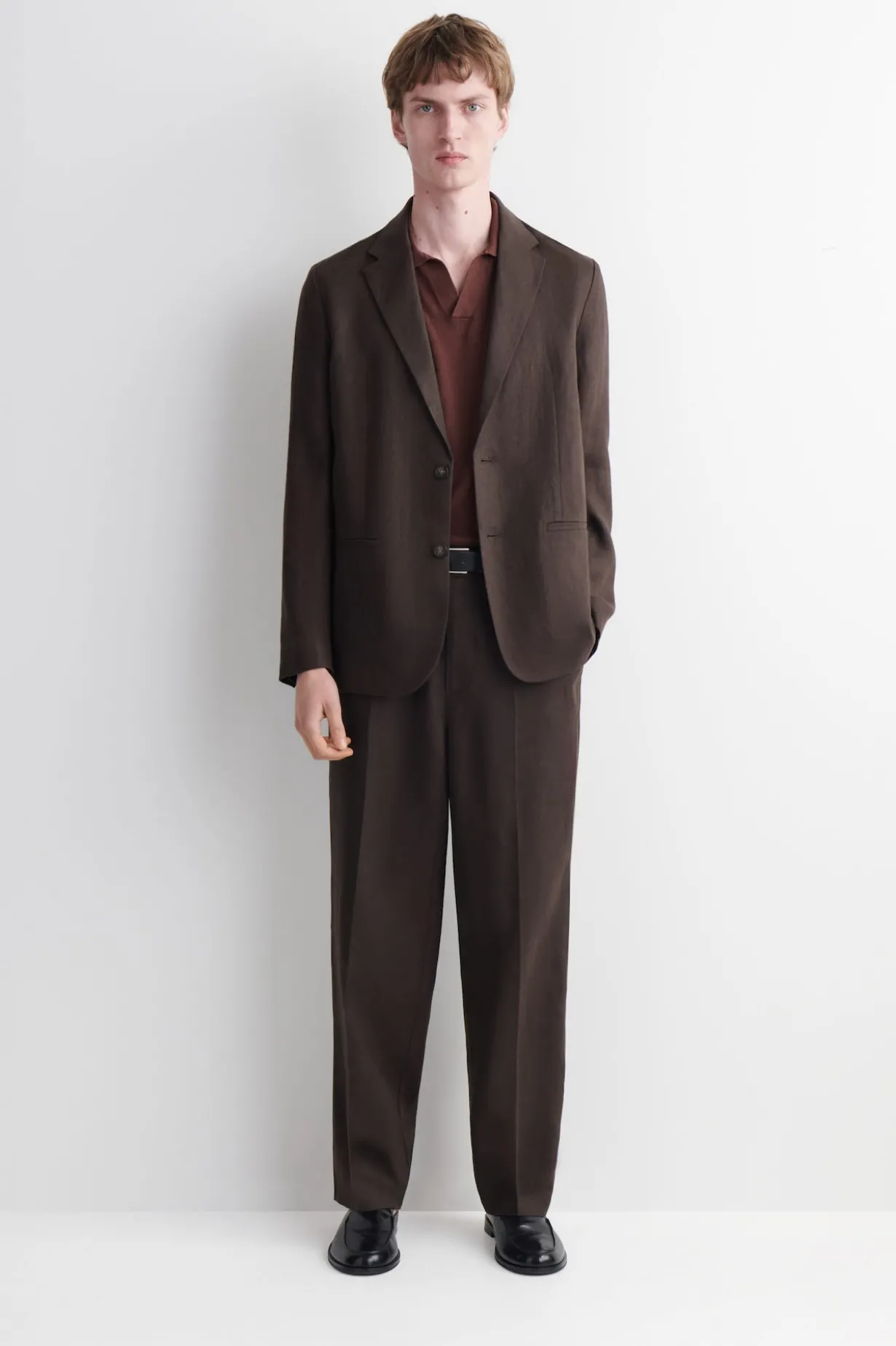 SINGLE-BREASTED LINEN BLAZER