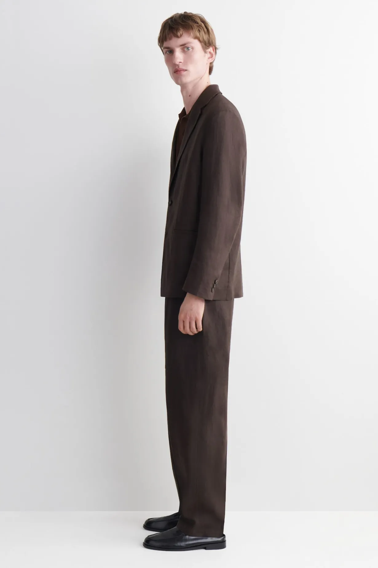 SINGLE-BREASTED LINEN BLAZER
