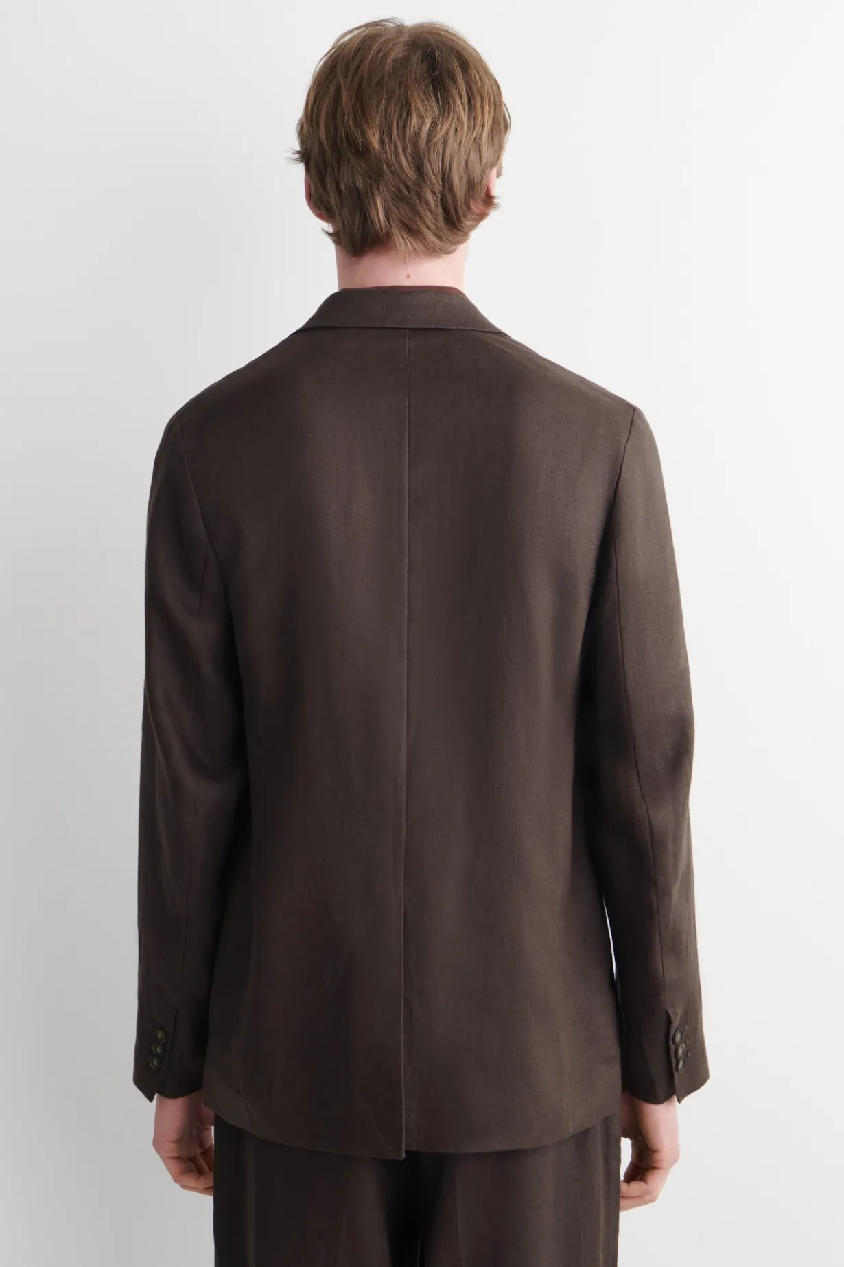SINGLE-BREASTED LINEN BLAZER