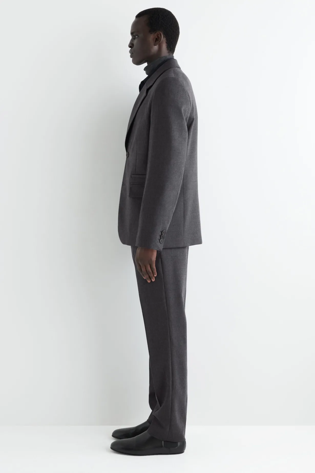 SINGLE-BREASTED WOOL BLAZER