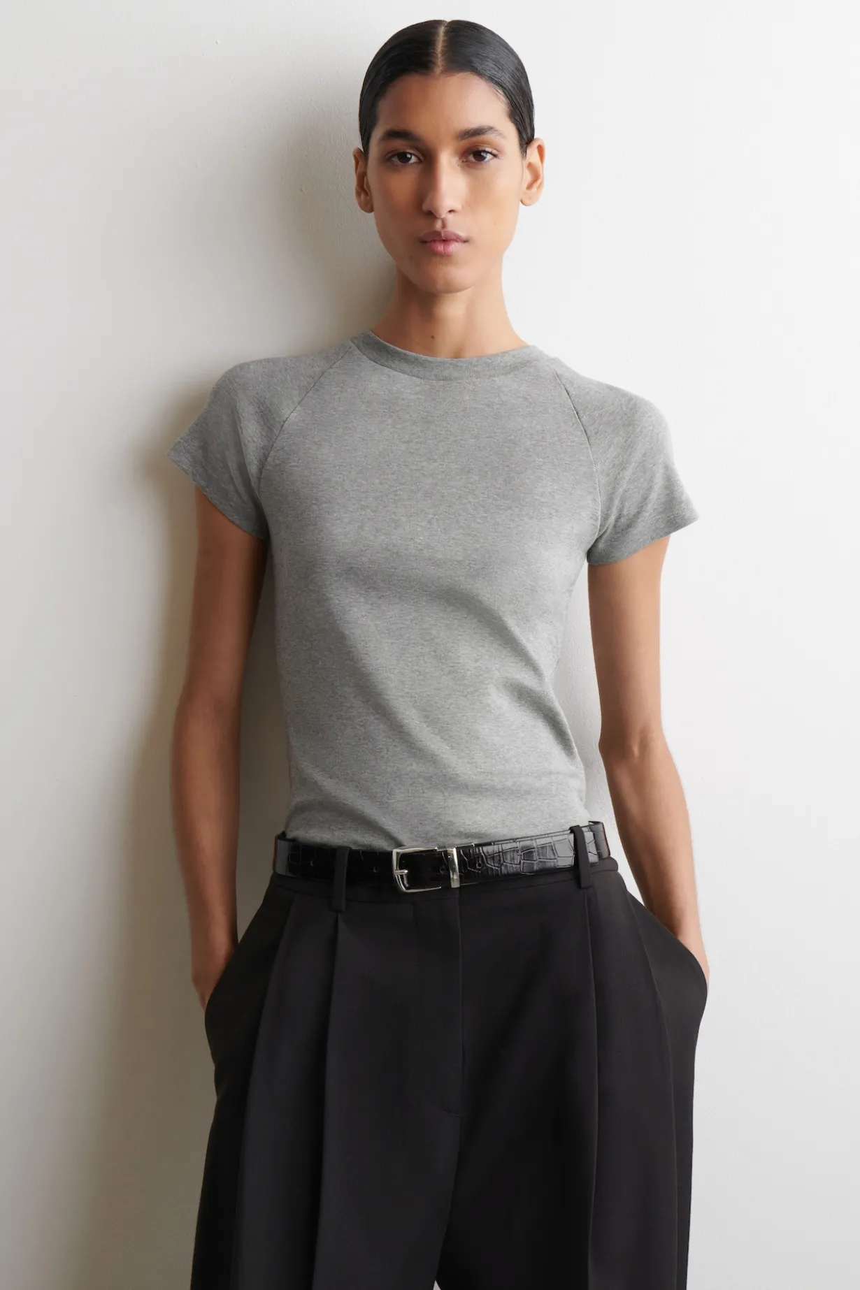 SLIM COTTON T-SHIRT