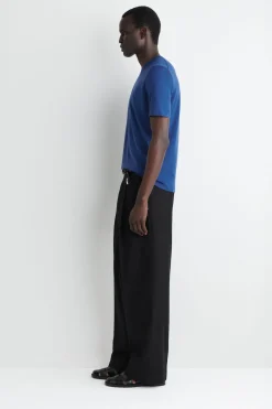 SLIM KNITTED SILK T-SHIRT