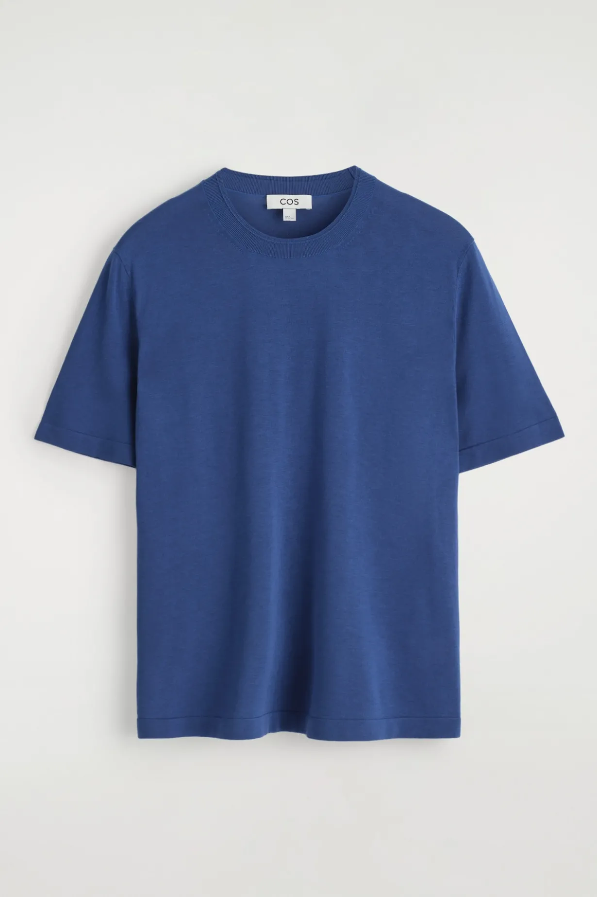 SLIM KNITTED SILK T-SHIRT