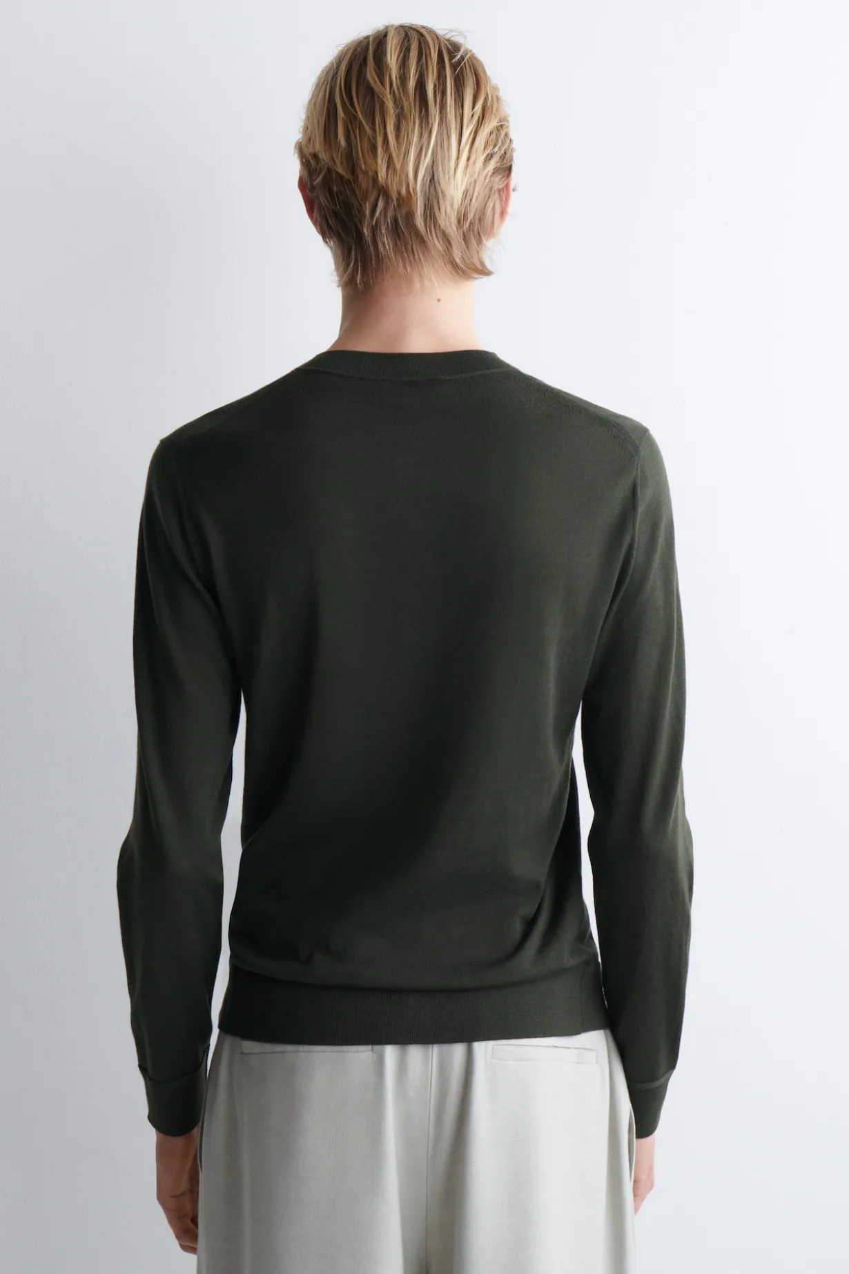 SLIM MERINO WOOL HENLEY TOP