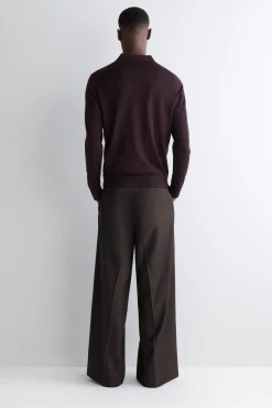 SLIM MERINO WOOL POLO SHIRT