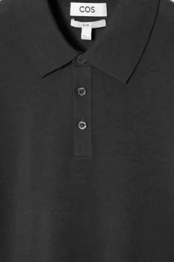 SLIM MERINO WOOL POLO SHIRT