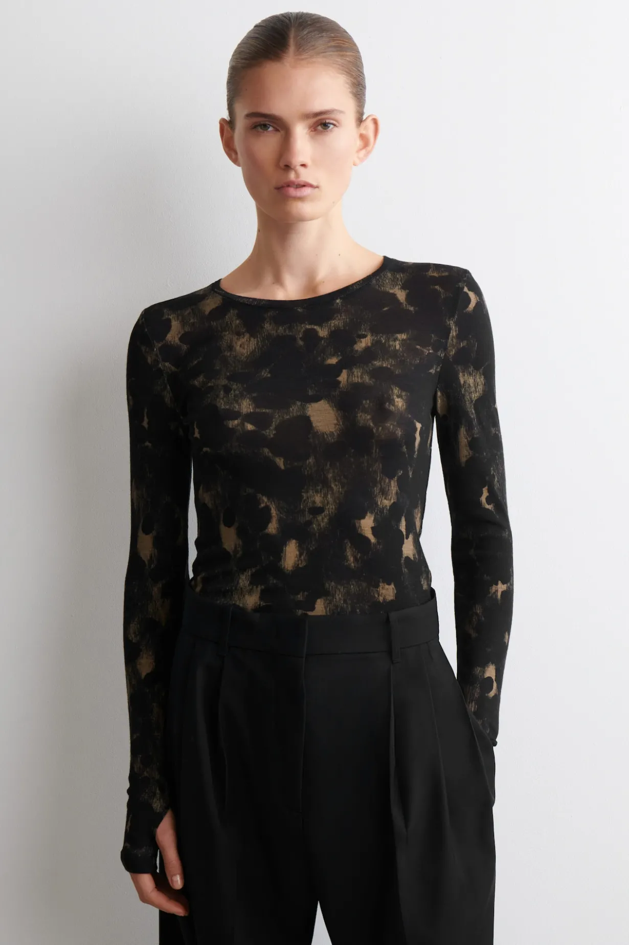 SLIM MERINO WOOL TOP