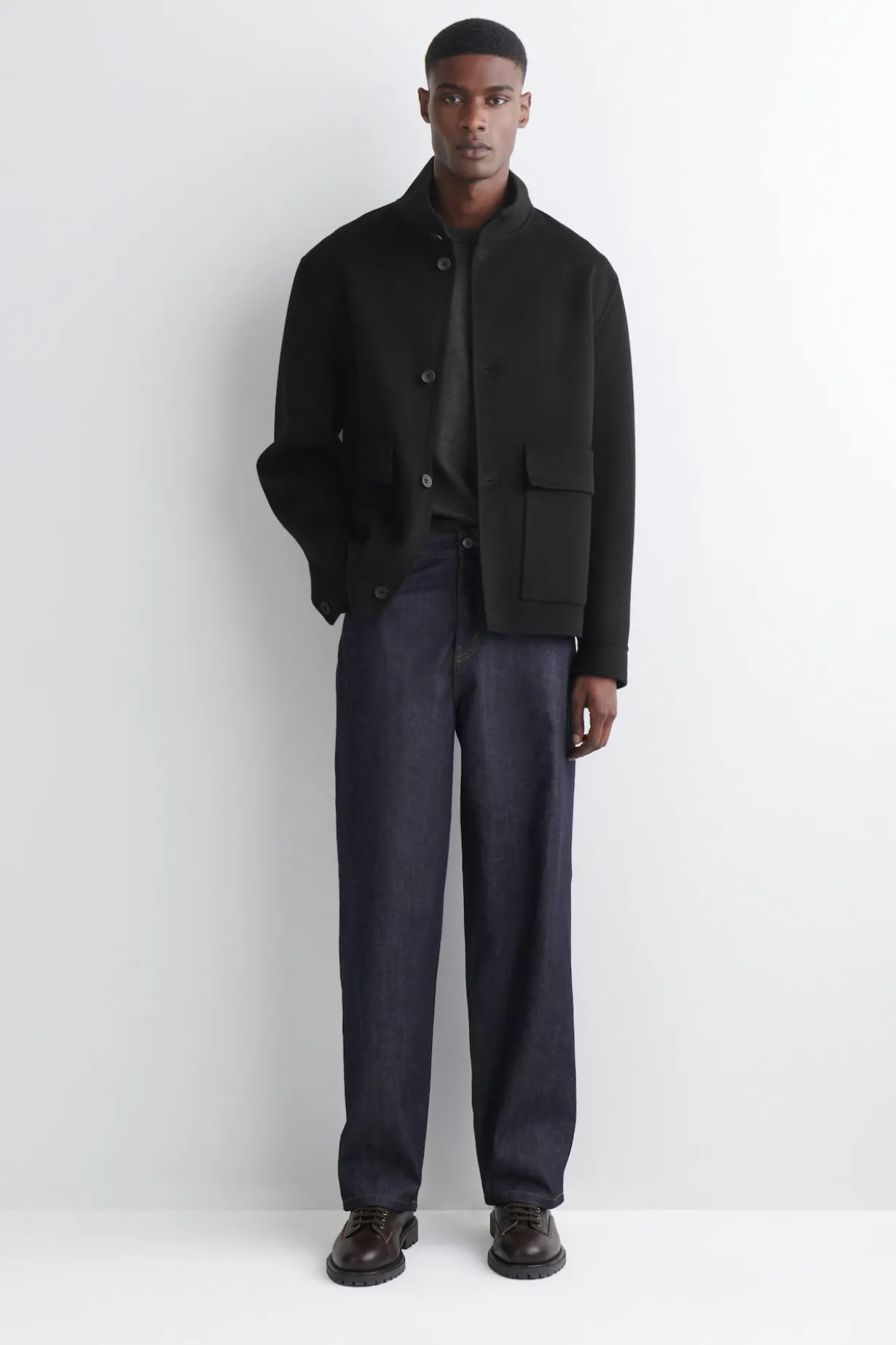 SLIM RIBBED COTTON LONG-SLEEVED T-SHIRT