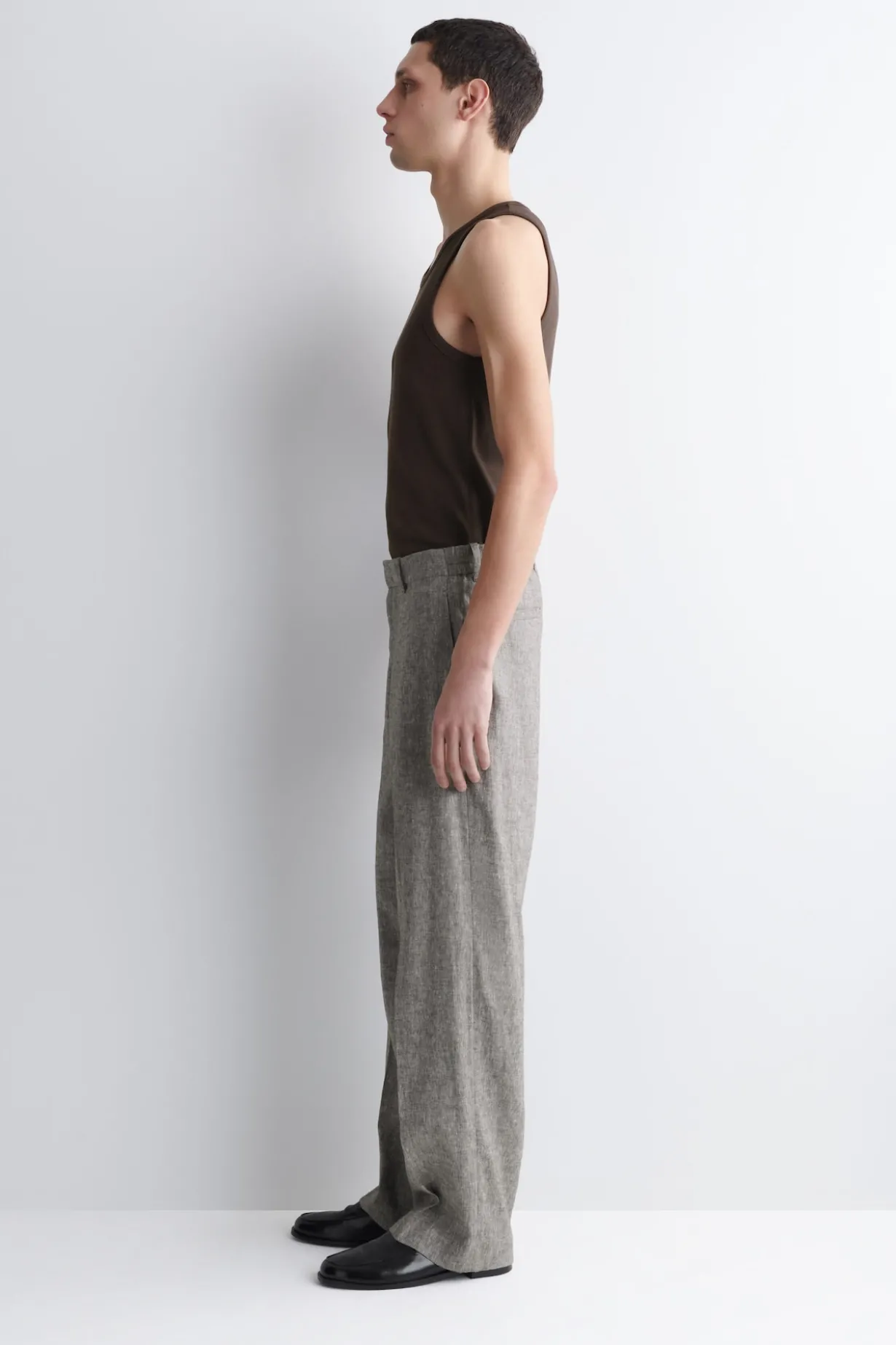 SLIM RIBBED COTTON TANK TOP