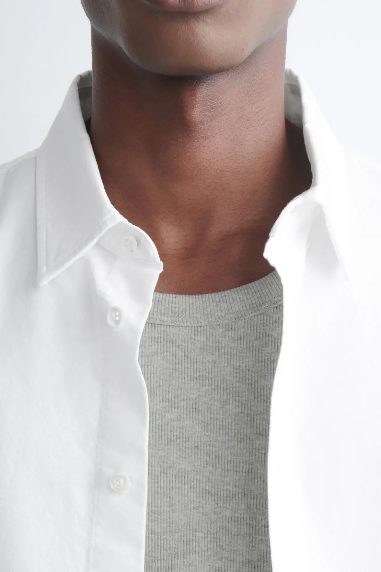 SLIM RIBBED COTTON TANK TOP