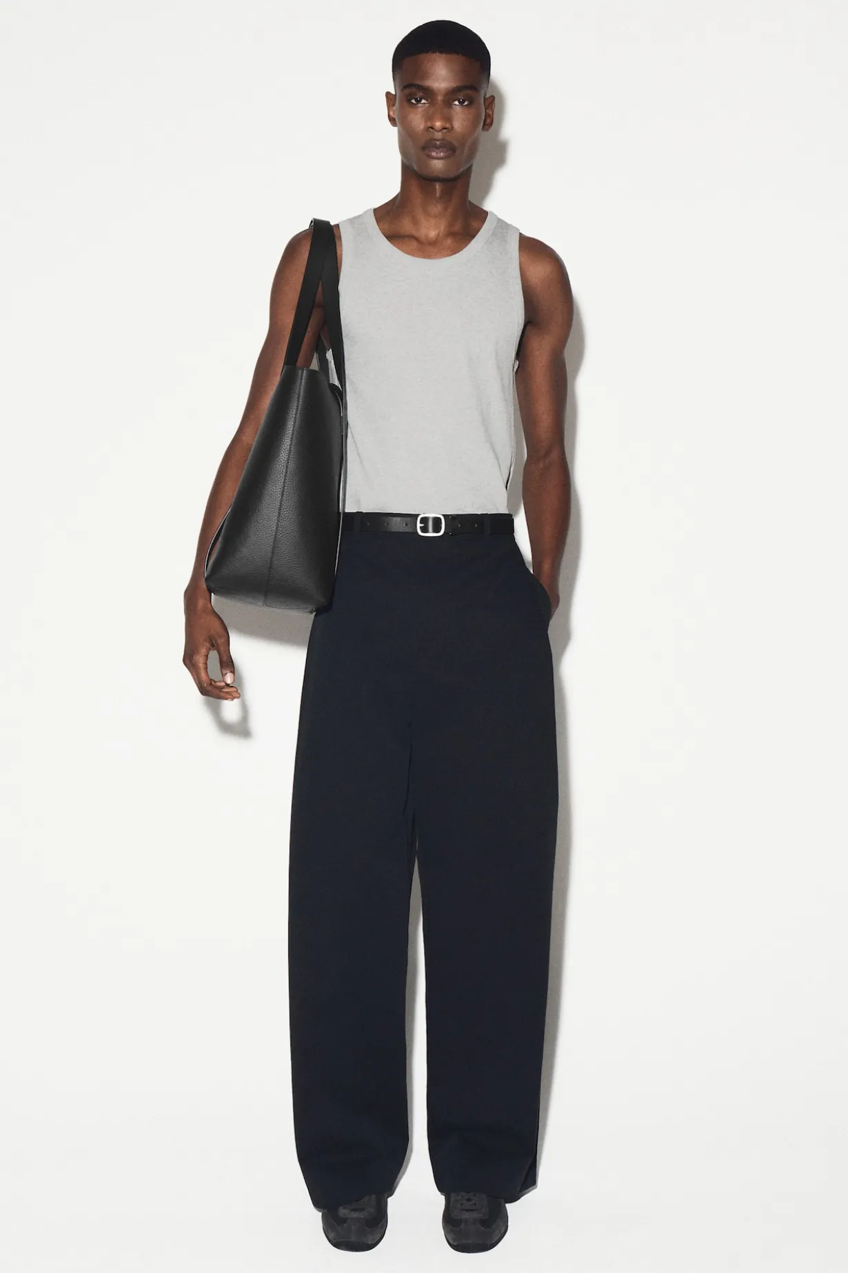 SLIM RIBBED COTTON TANK TOP