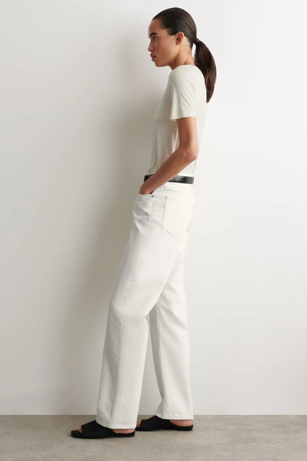 SLIM SILK T-SHIRT