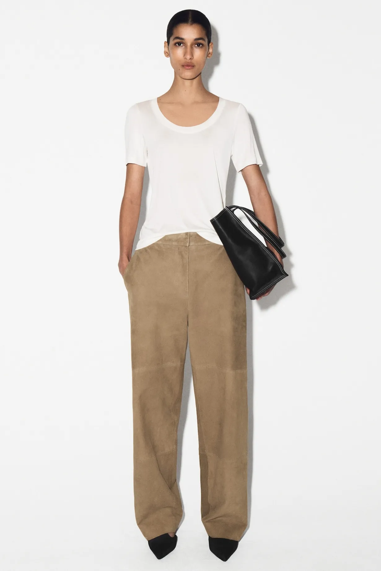 SLIM SILK T-SHIRT