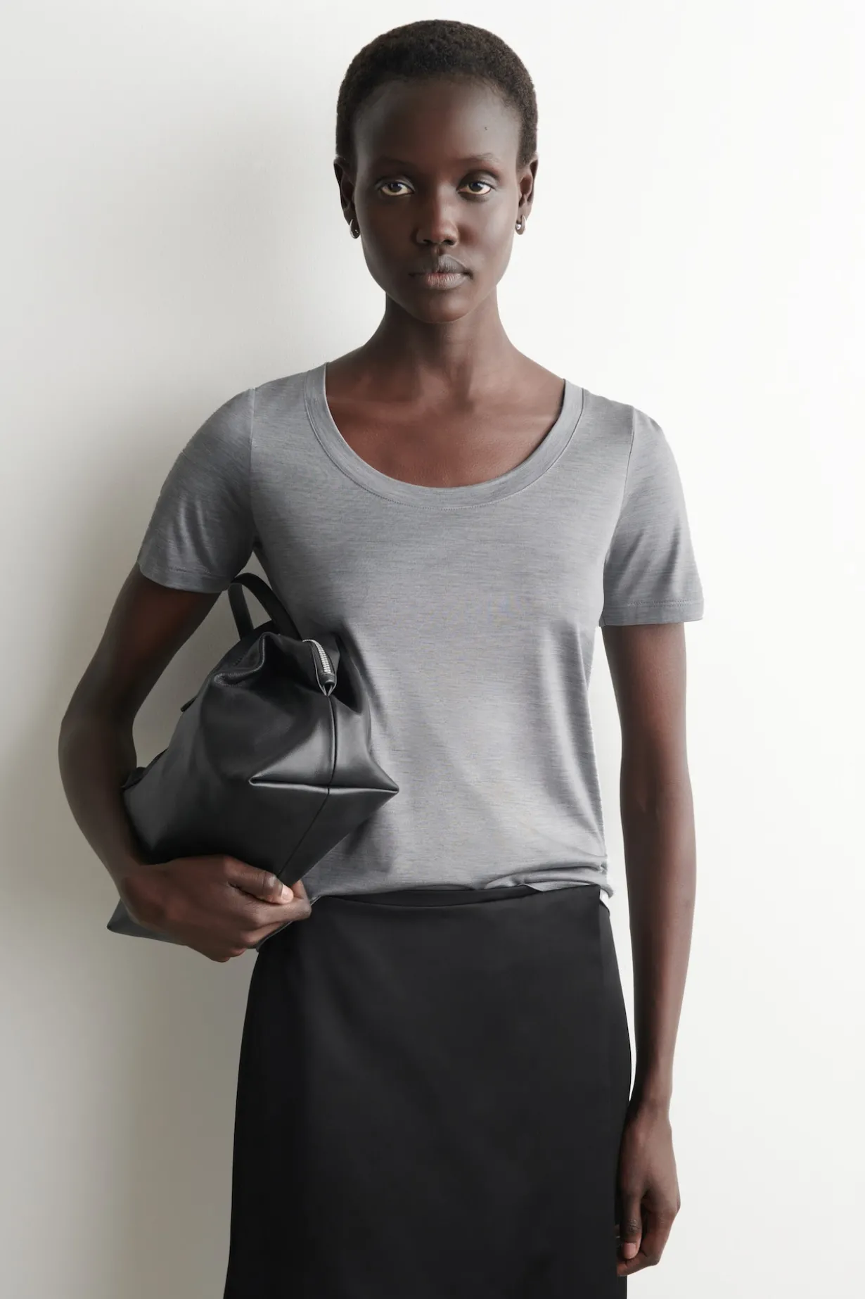 SLIM SILK T-SHIRT