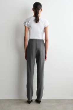SLIM STRAIGHT-LEG PANTS