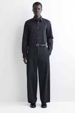 SLIM TAILORED COTTON-POPLIN SHIRT