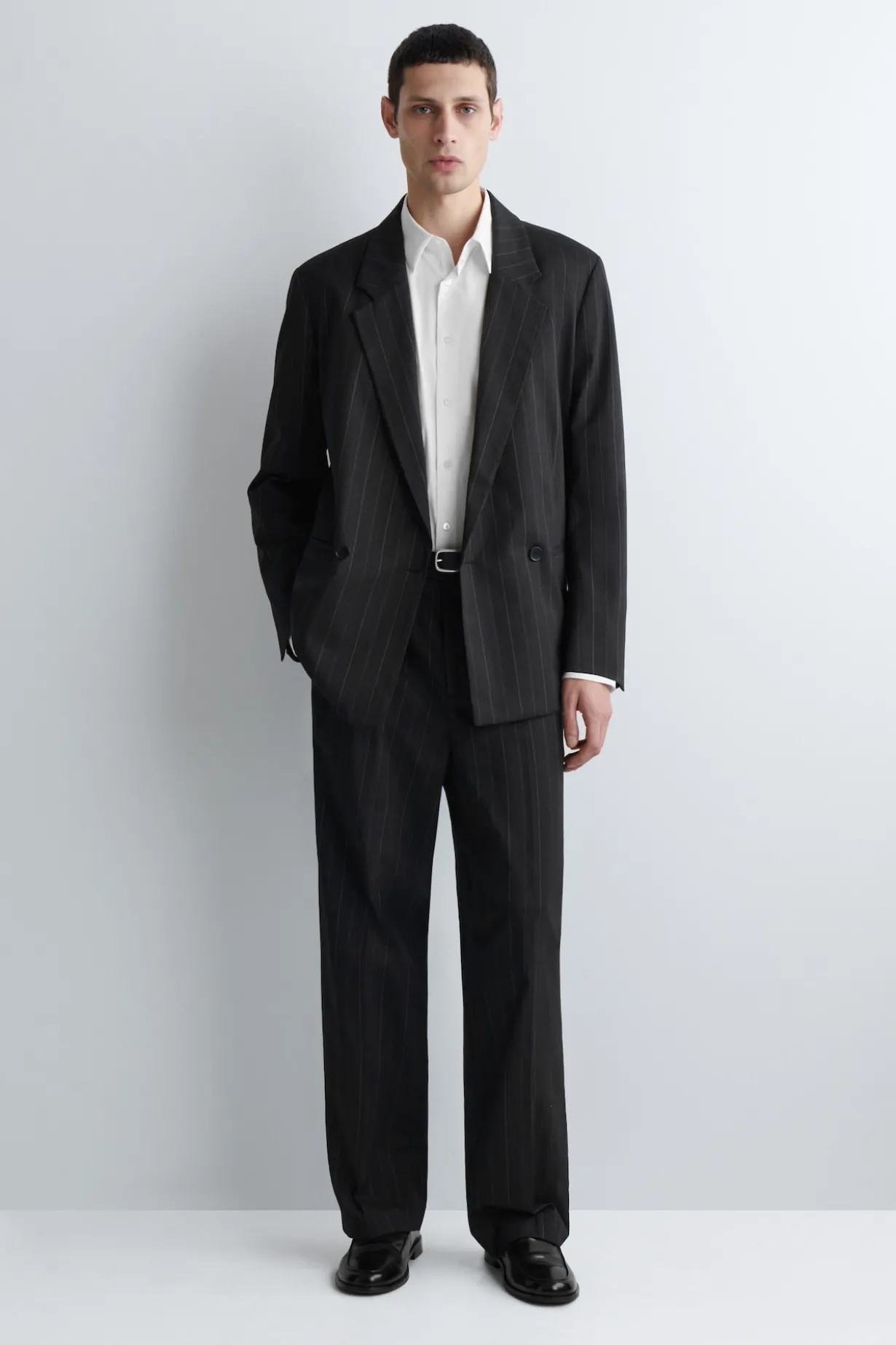 SLIM TAILORED COTTON-POPLIN SHIRT